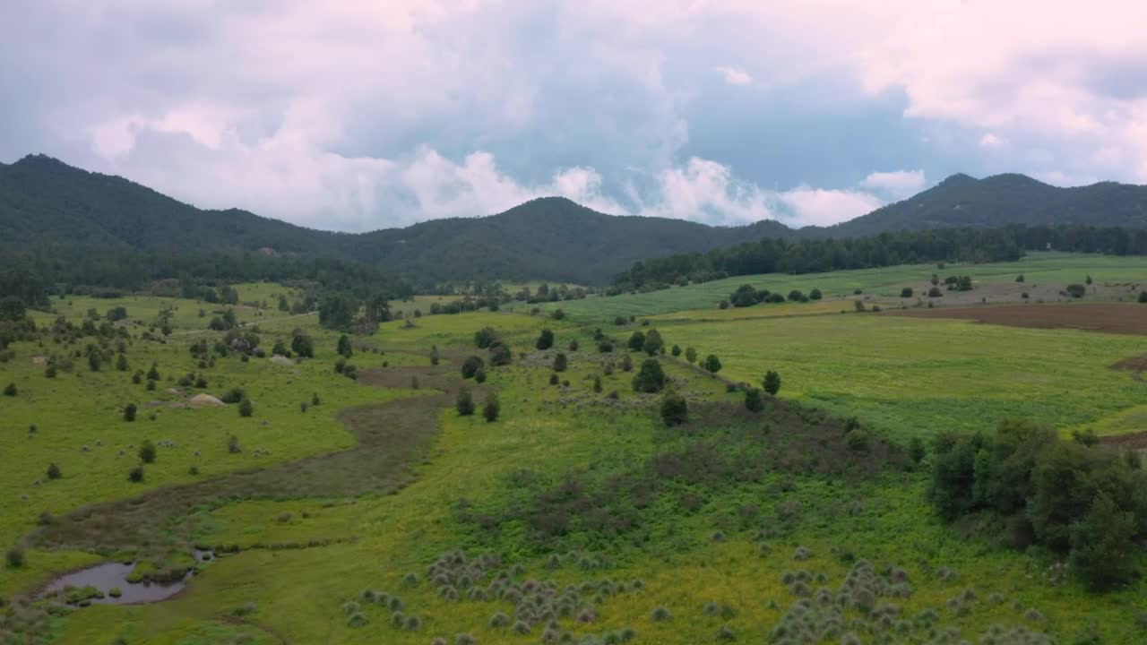 Stock Video Air Travel Above Fields In Nature Live Wallpaper For PC