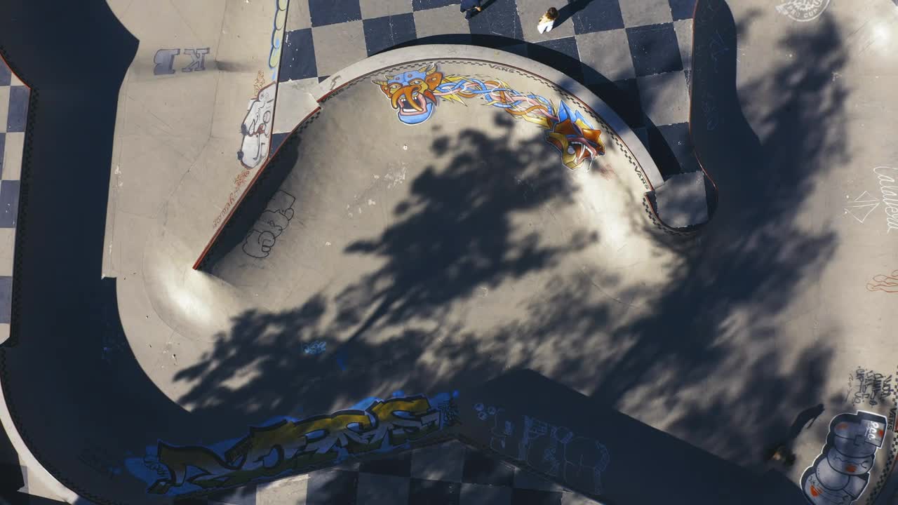Stock Video A Skater In A Skate Bowl Live Wallpaper For PC