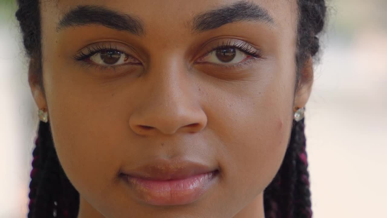 Stock Video A Girls Face In Detail While Smiling Live Wallpaper For PC
