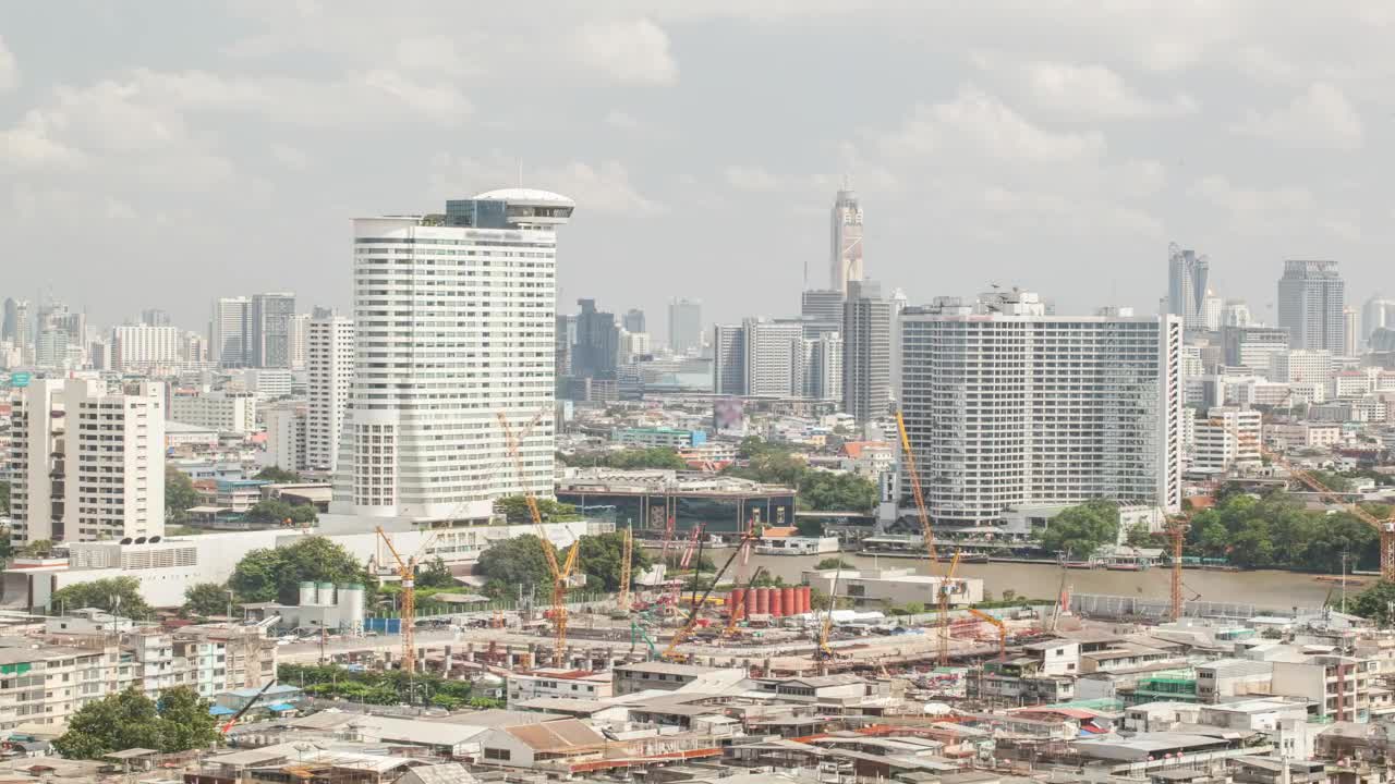 Stock Video Buildings Under Construction In Thailand Live Wallpaper For PC
