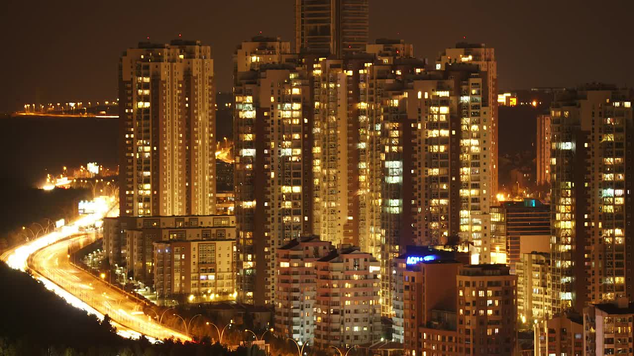 Stock Video Buildings And City Lights Time Lapse Live Wallpaper For PC