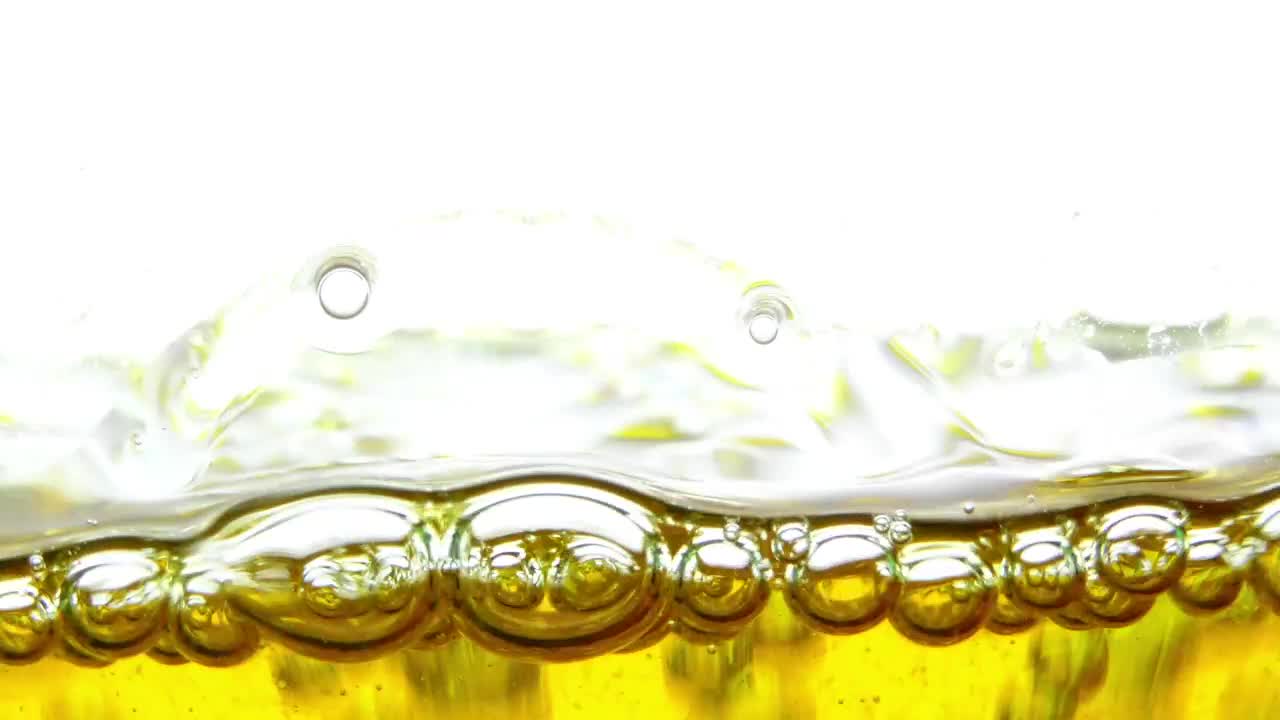 Stock Video Bubbles In Oil On White Background Live Wallpaper For PC
