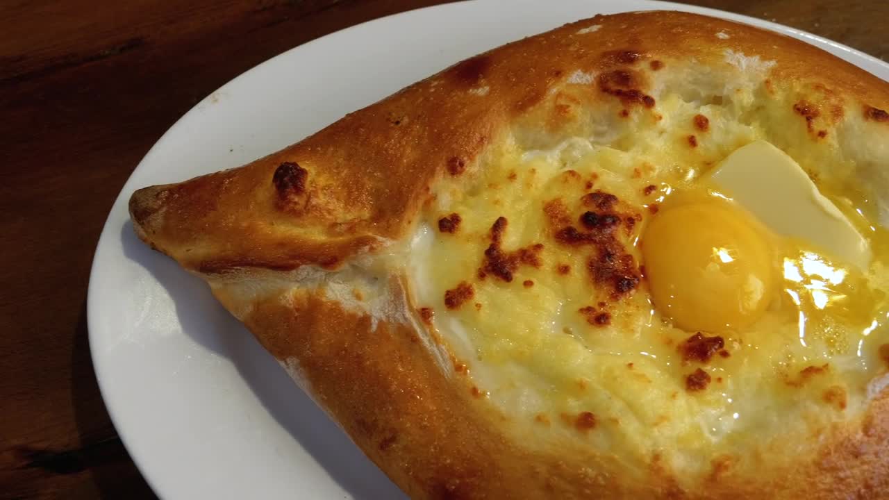 Stock Video Breakfast With An Open Bread And An Egg Inside Live Wallpaper For PC