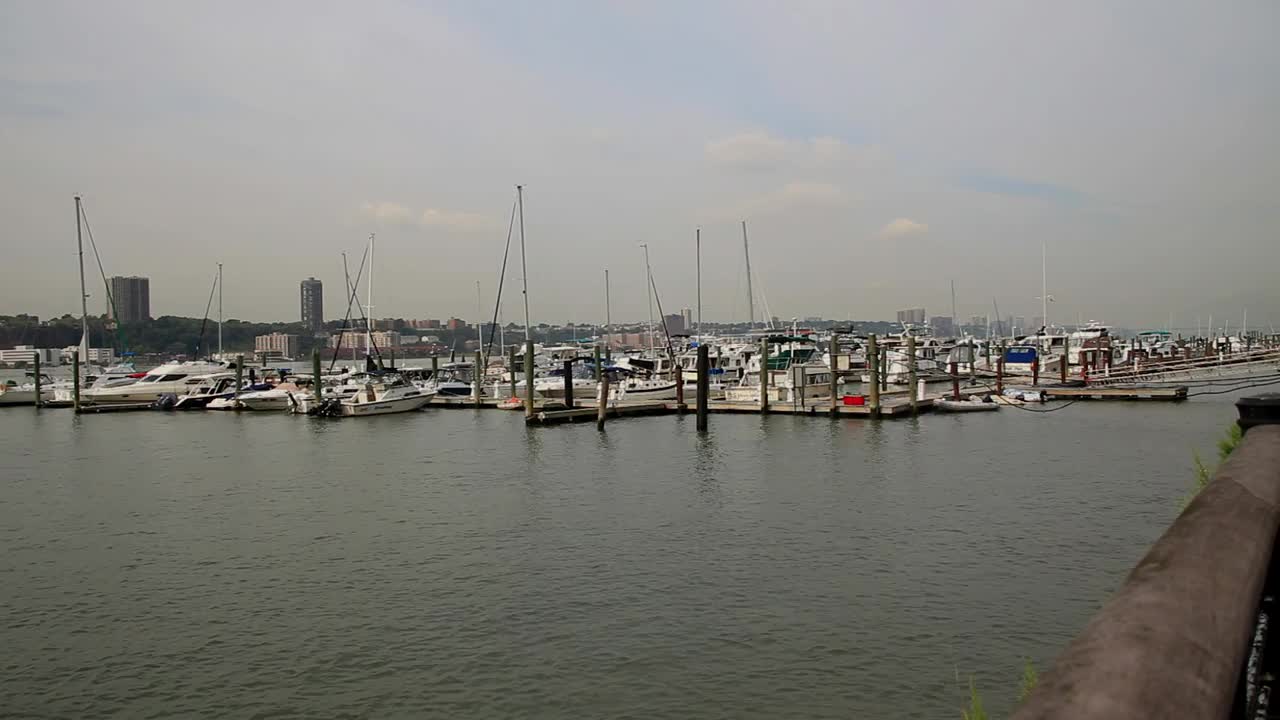 Stock Video Boats Docked In A Harbor Live Wallpaper For PC