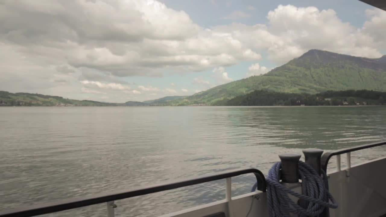 Stock Video Boat Sailing Along The River Live Wallpaper For PC