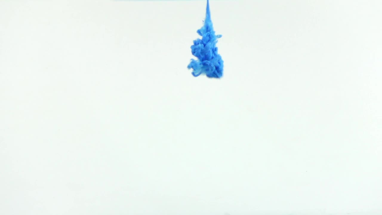 Stock Video Blue And Black Ink Shot Mixing Underwater Live Wallpaper For PC
