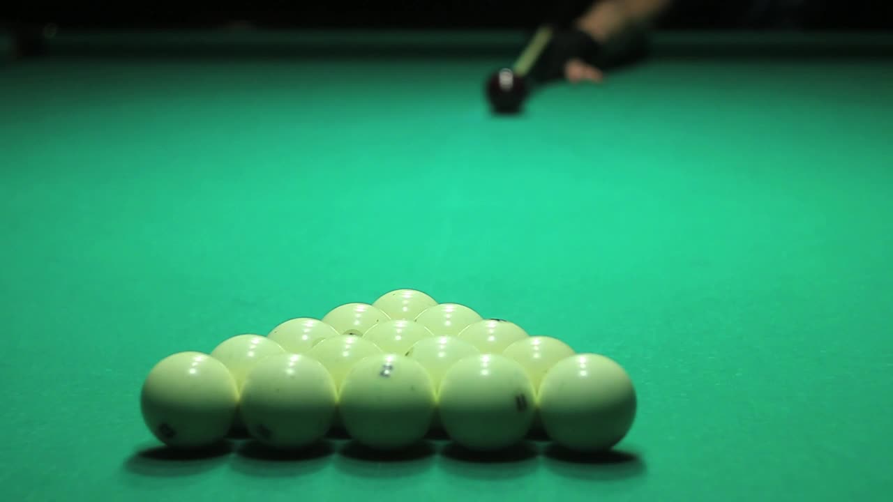 Stock Video Billiard Opening Shot Live Wallpaper For PC