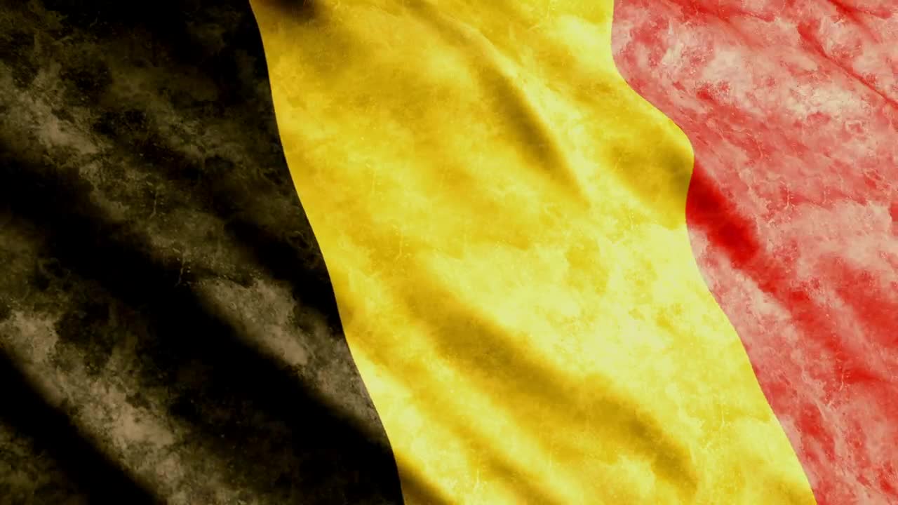 Stock Video Belgium Faded Flag d Render Animation Live Wallpaper For PC
