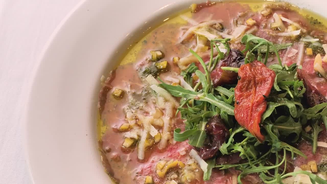 Stock Video Beef Carpaccio Live Wallpaper For PC
