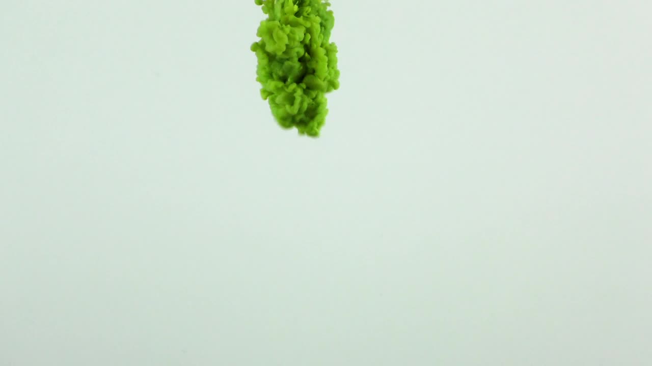 Stock Video Beautiful Texture Shot Of Green Ink Underwater Live Wallpaper For PC