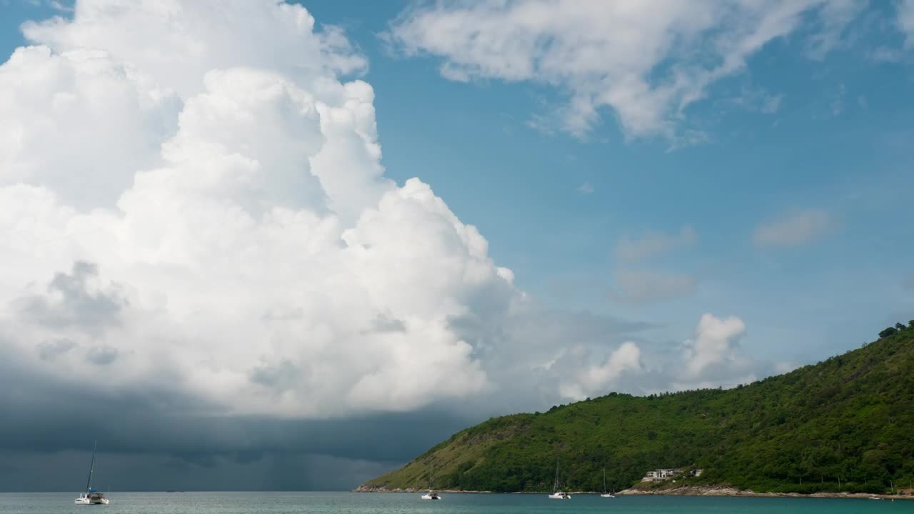 Video Stock Clouds Arriving At The Beach Live Wallpaper For PC