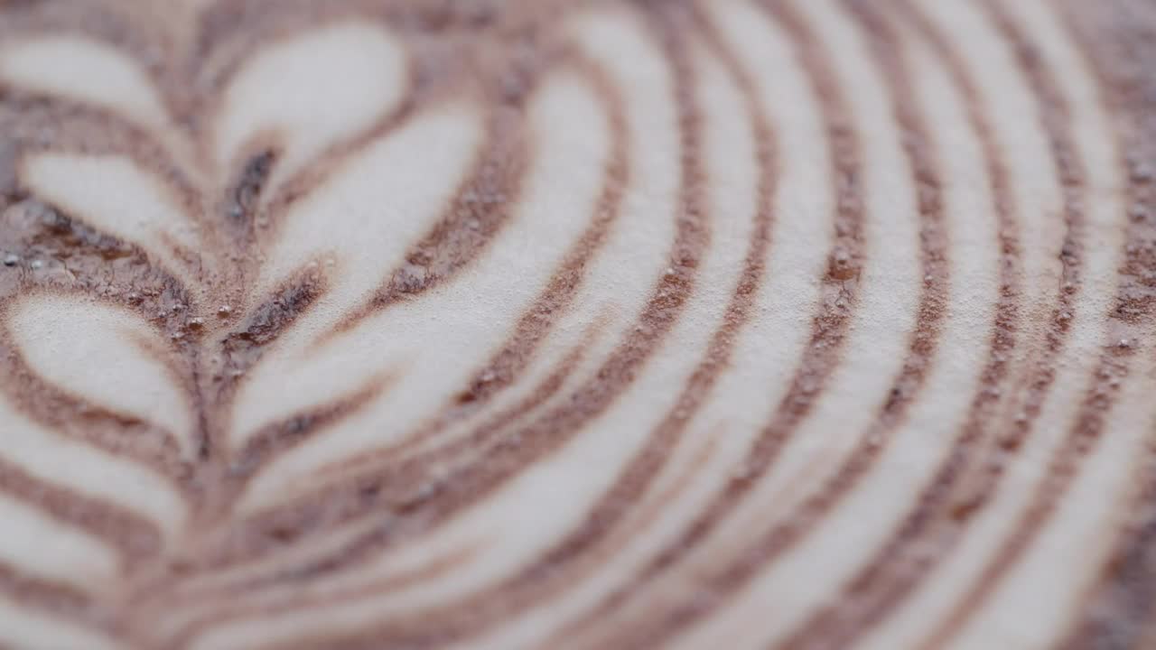 Video Stock Closeup Video Of Latte Flower Art Live Wallpaper For PC