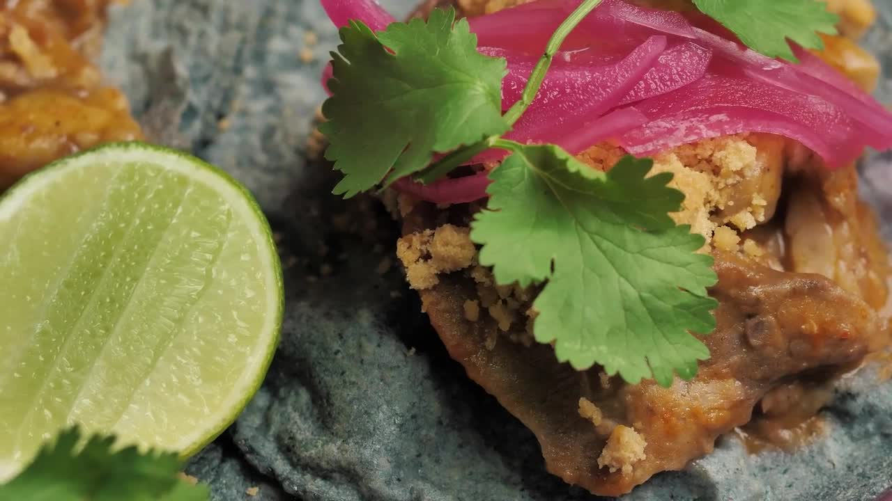 Video Stock Closeup Of Some Tacos And A Lemon Live Wallpaper For PC