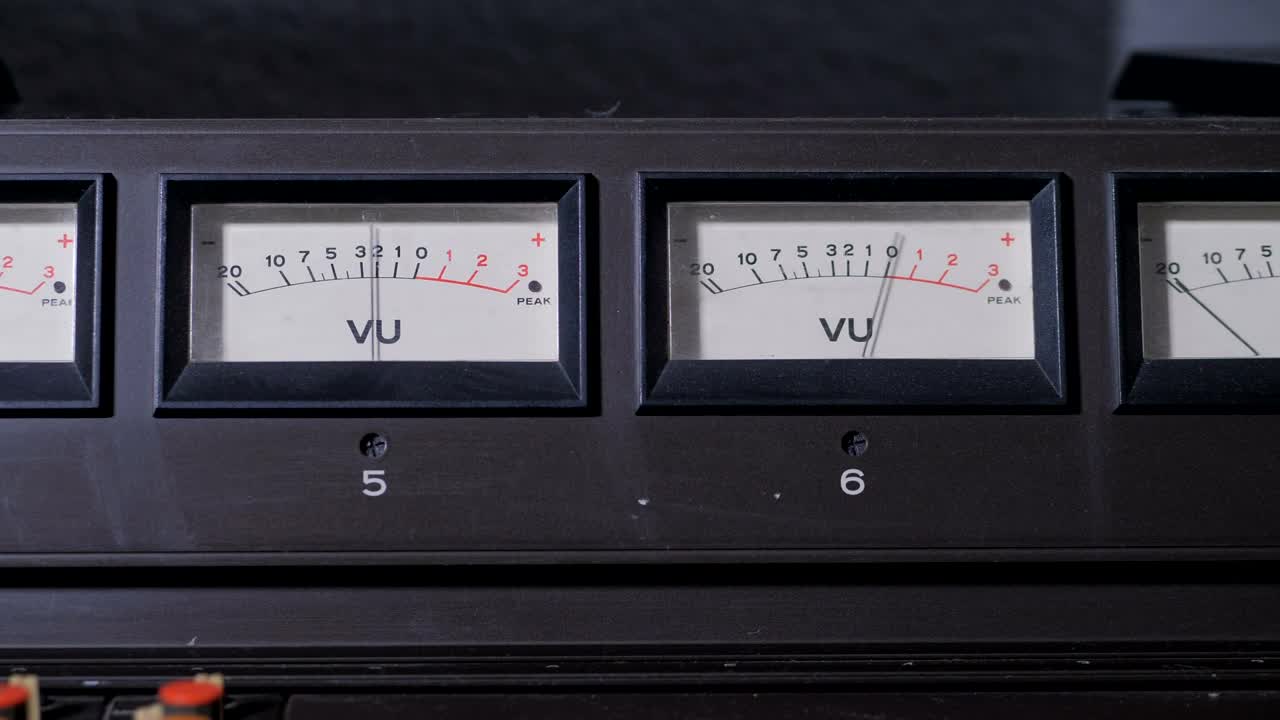 Video Stock Closeup Of Signal Meters Live Wallpaper For PC