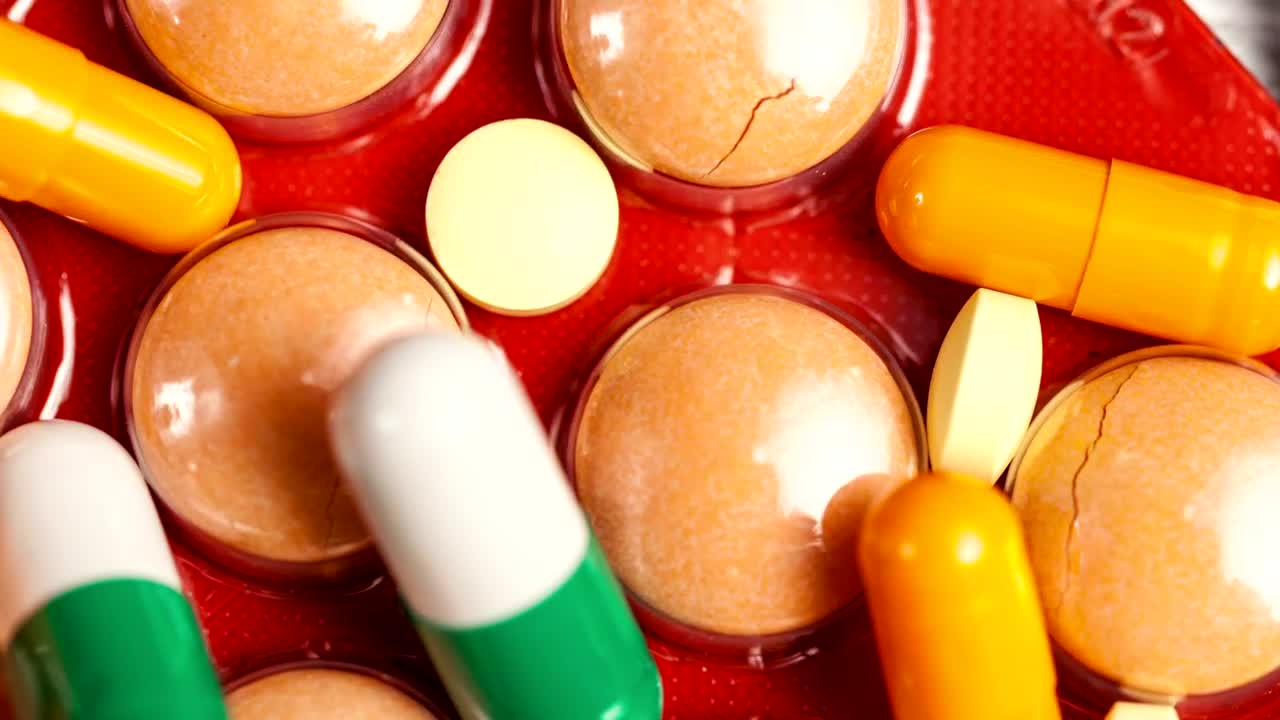 Video Stock Closeup Of Prescription Pharmacy Pills Live Wallpaper For PC
