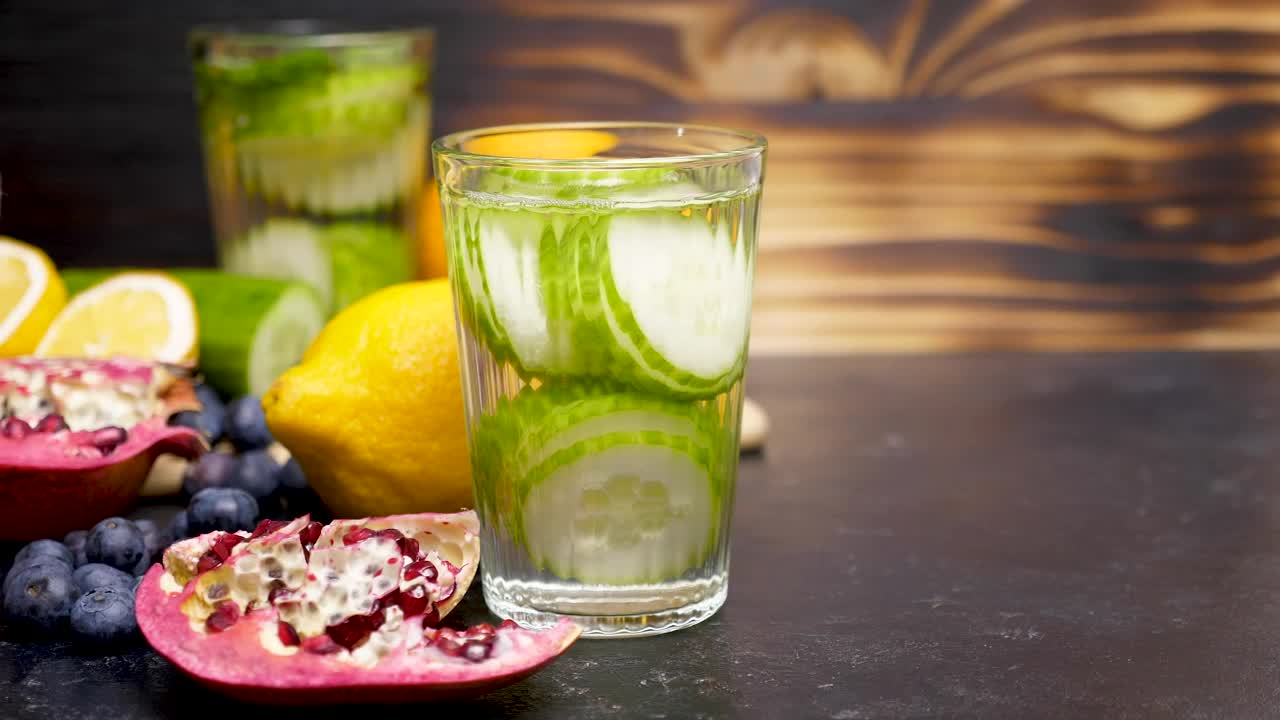 Video Stock Closeup Of Fruit Drinks Live Wallpaper For PC