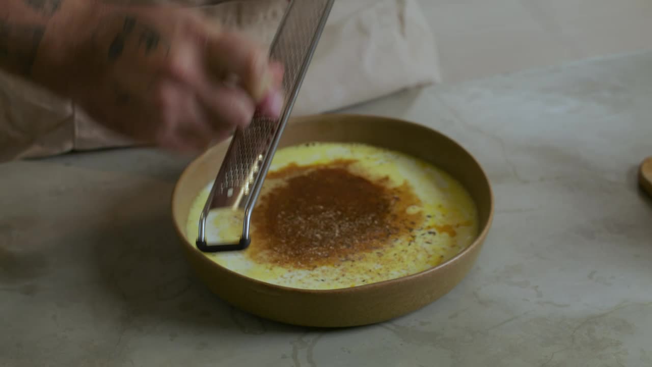 Video Stock Close Shot Of A Cook Preparing A Dish Live Wallpaper For PC