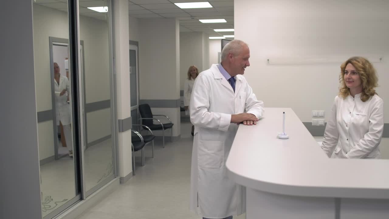 Video Stock Clinic Staff At A Hospital Reception Live Wallpaper For PC