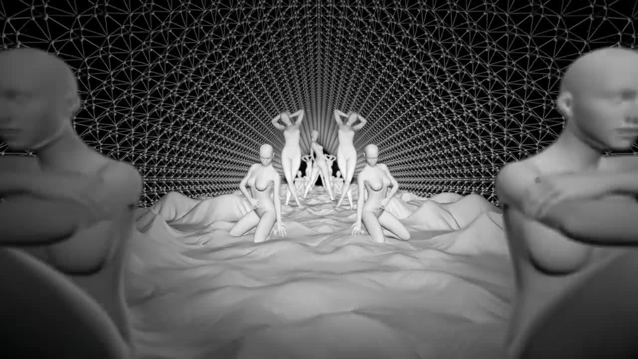 Video Stock Clay Female Sculptures In A Corridor Live Wallpaper For PC