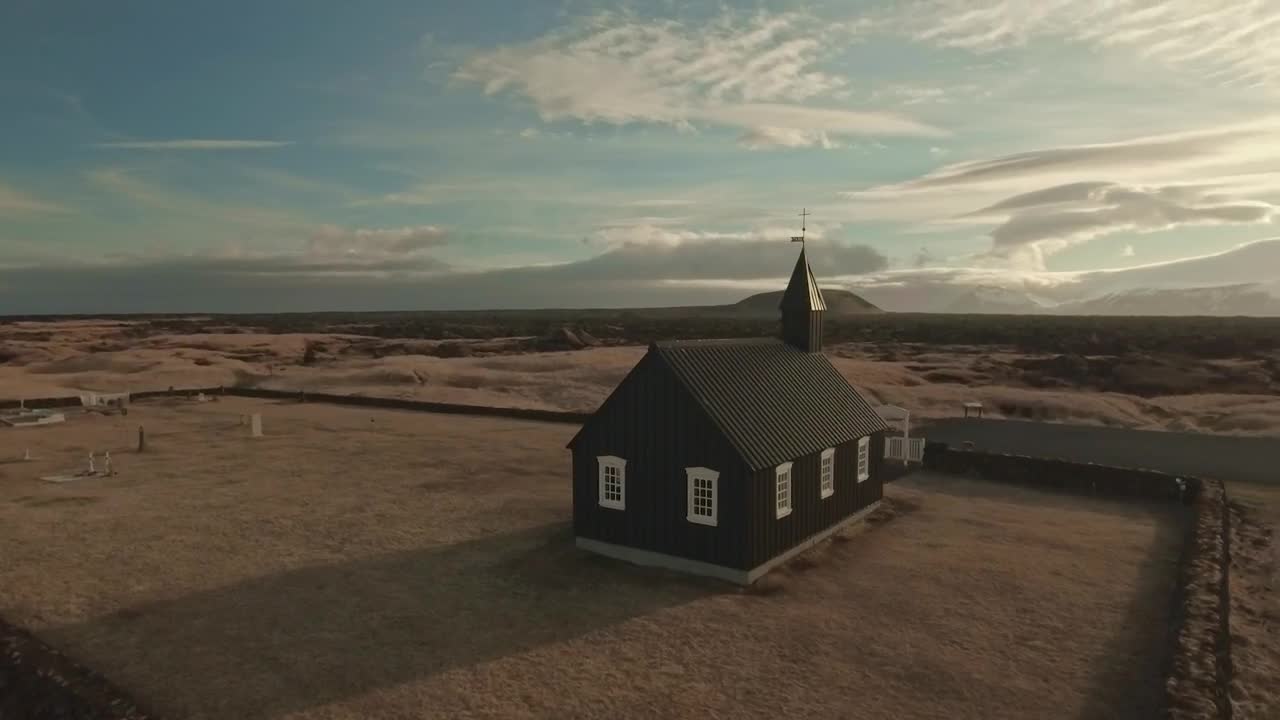 Video Stock Church At Sunset Live Wallpaper For PC
