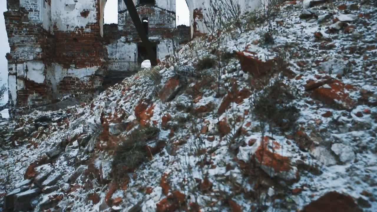 Video Stock Church Abandoned And Covered In Snow Live Wallpaper For PC
