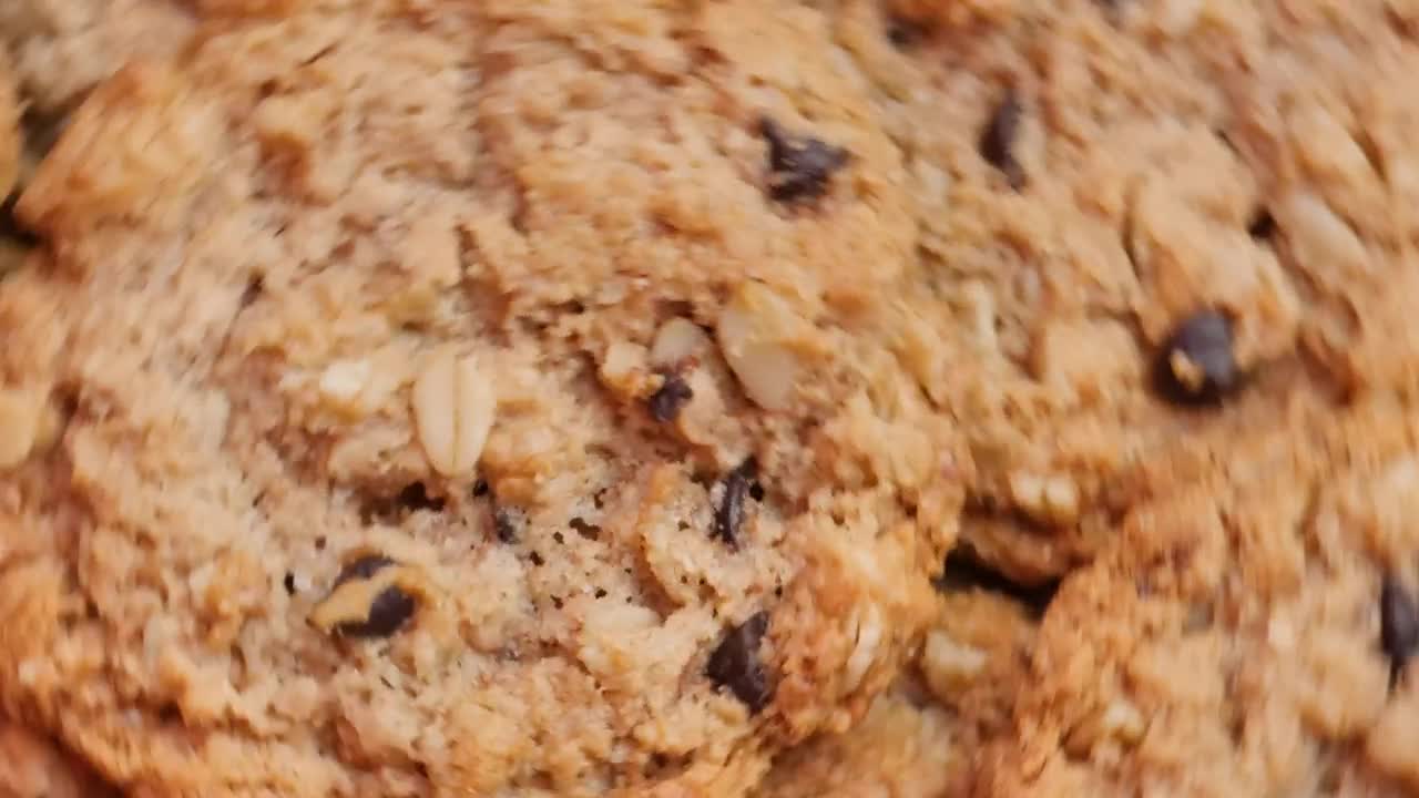 Video Stock Chip Cookies Stacked On A Rotating Shot Live Wallpaper For PC