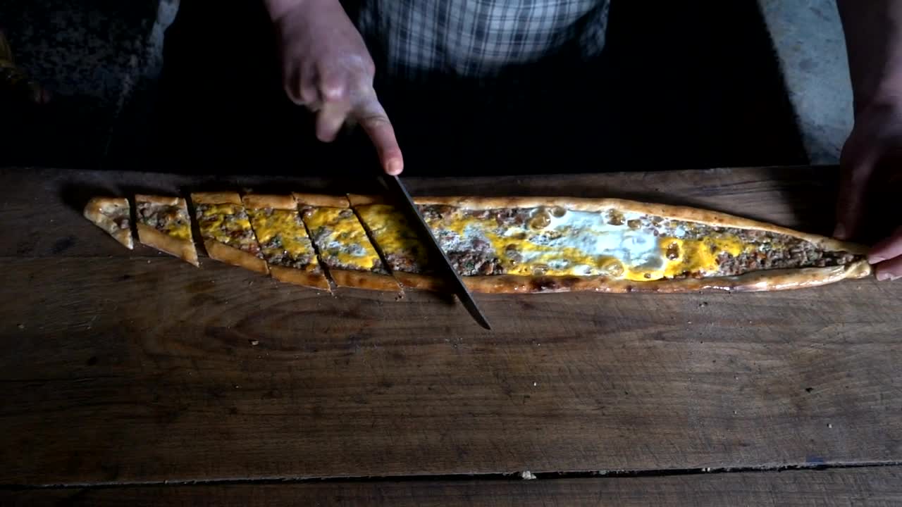 Video Stock Chef Slicing A Turkish Dish Live Wallpaper For PC