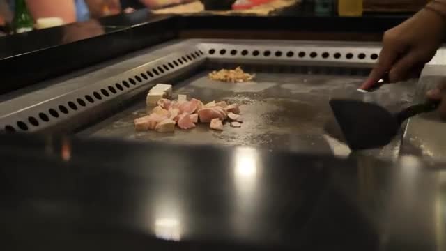 Video Stock Chef Cooking On A Large Grill Smal Live Wallpaper For PC