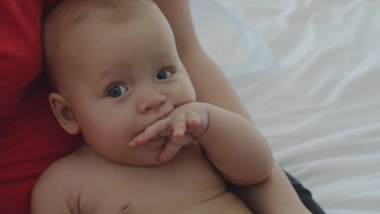 Video Stock Checking The Temperature Of Her Baby Live Wallpaper For PC