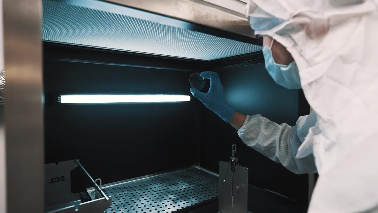 Video Stock Checking A Lens At A Factory Live Wallpaper For PC