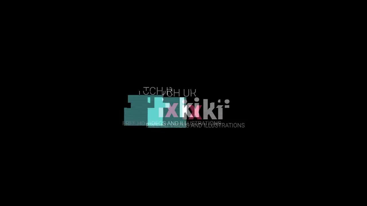 Video Stock Center Aligned Box Glitch Title Live Wallpaper For PC