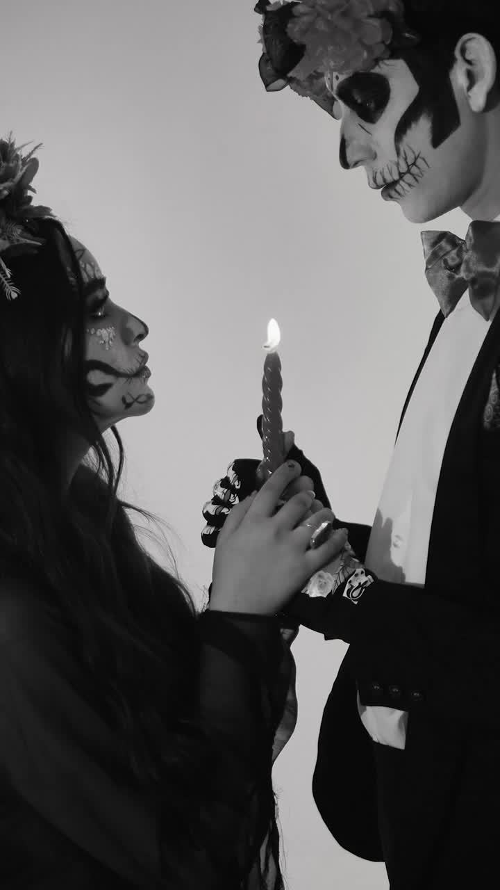 Video Stock Catrin And Catrina Holding Together A Lit Candle Live Wallpaper For PC