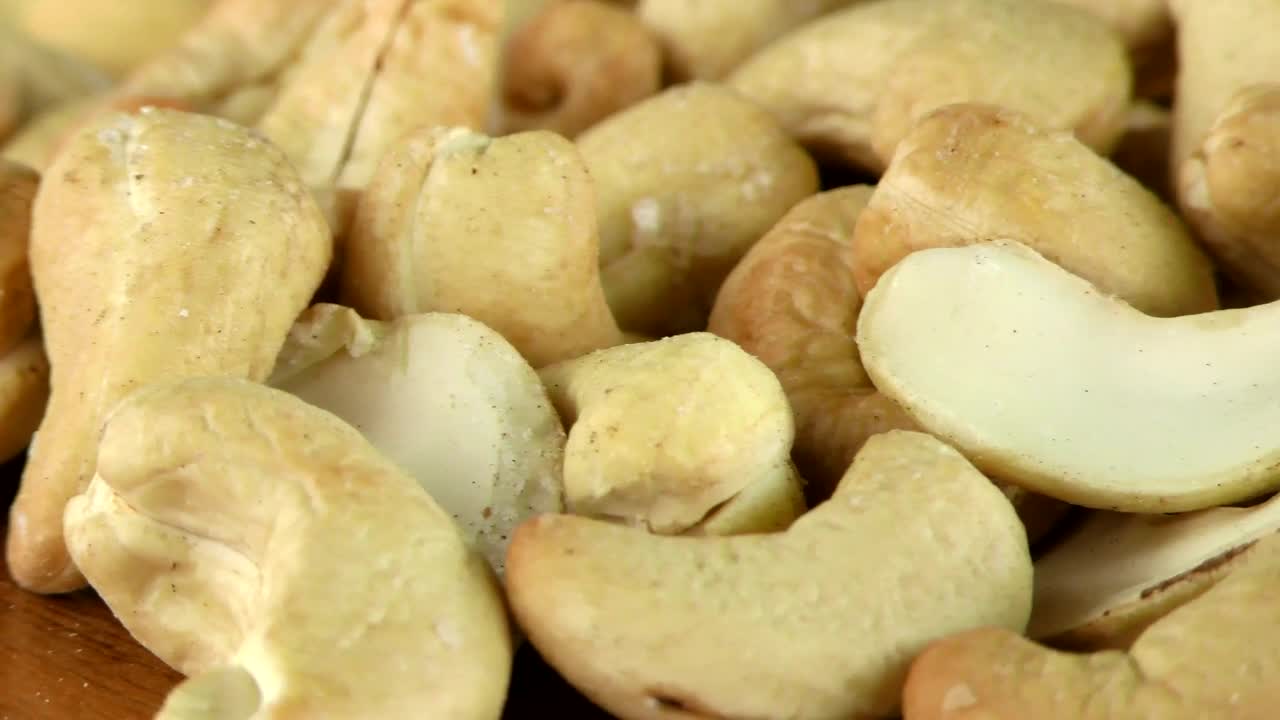 Video Stock Cashew Nuts Spinning Macro Live Wallpaper For PC