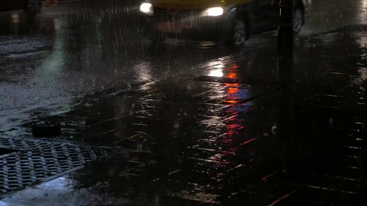 Video Stock Cars Heading Through Heavy Rain Live Wallpaper For PC