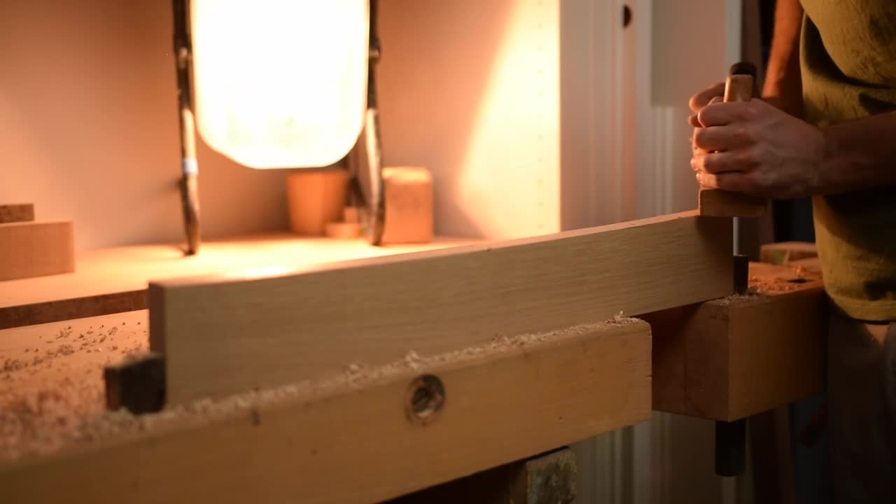 Video Stock Carpenter Lowering A Table Static Shot Live Wallpaper For PC