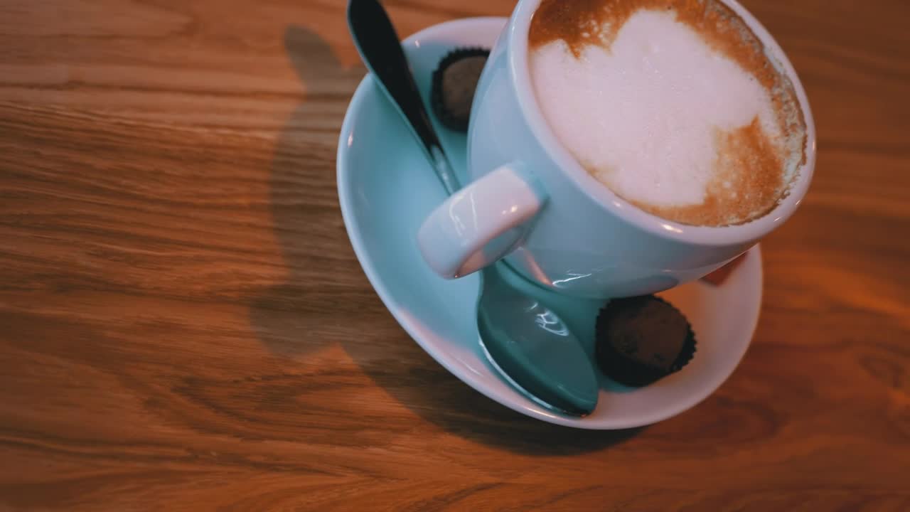 Video Stock Cappuccino In A Cup Live Wallpaper For PC