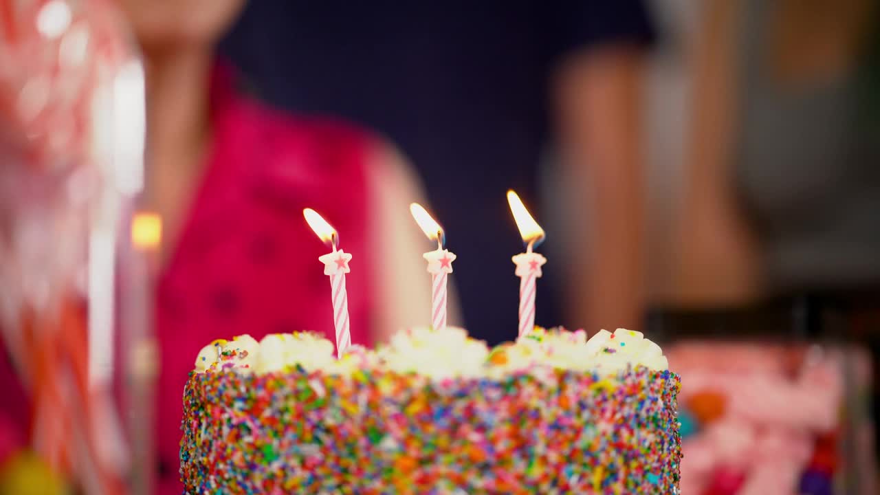 Video Stock Candles On A Cake Being Extinguished By The Celebrated Live Wallpaper For PC