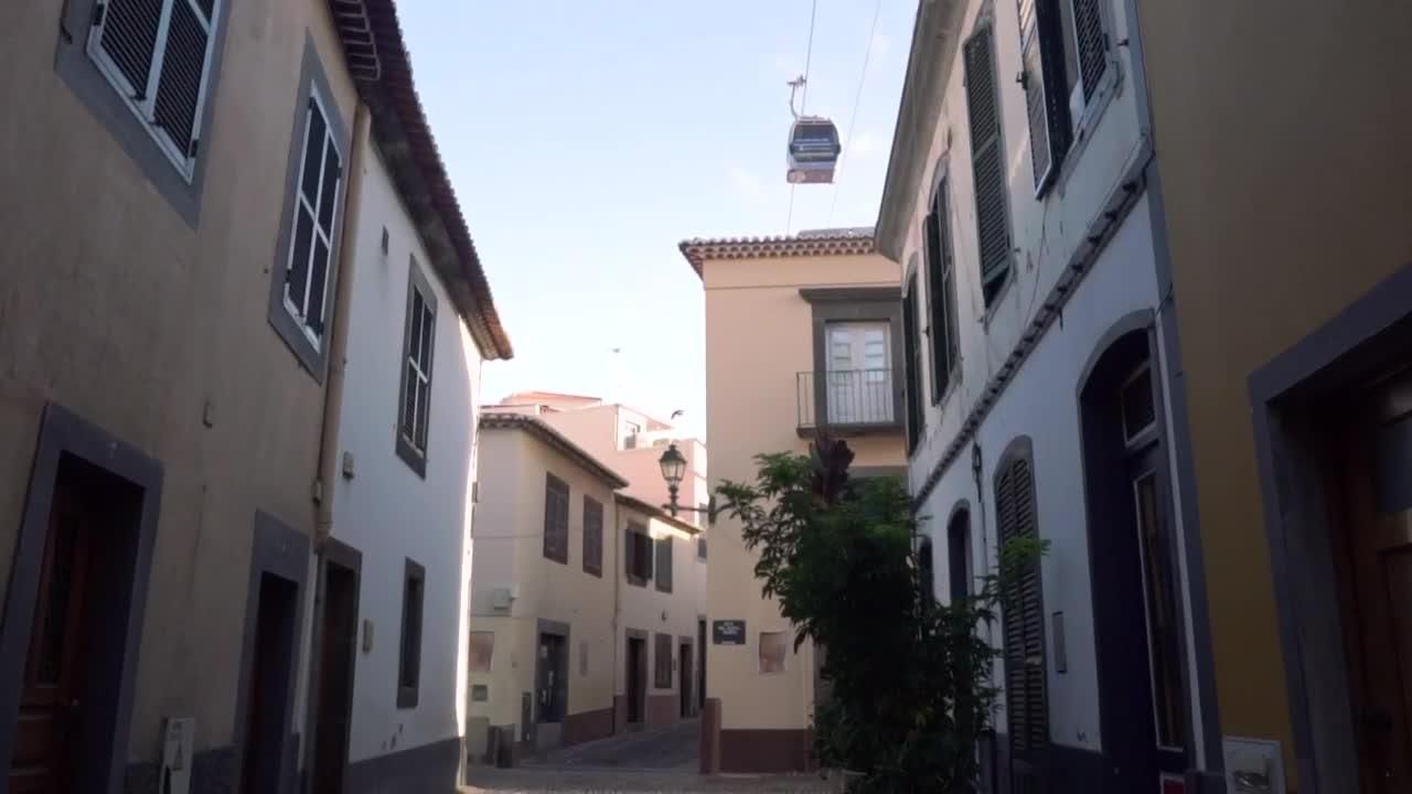 Video Stock Cable Car Seen From The Town Live Wallpaper For PC