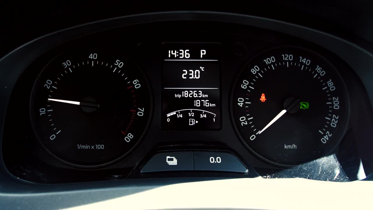 Stock Video Dashboard While Revving An Engine Live Wallpaper For PC