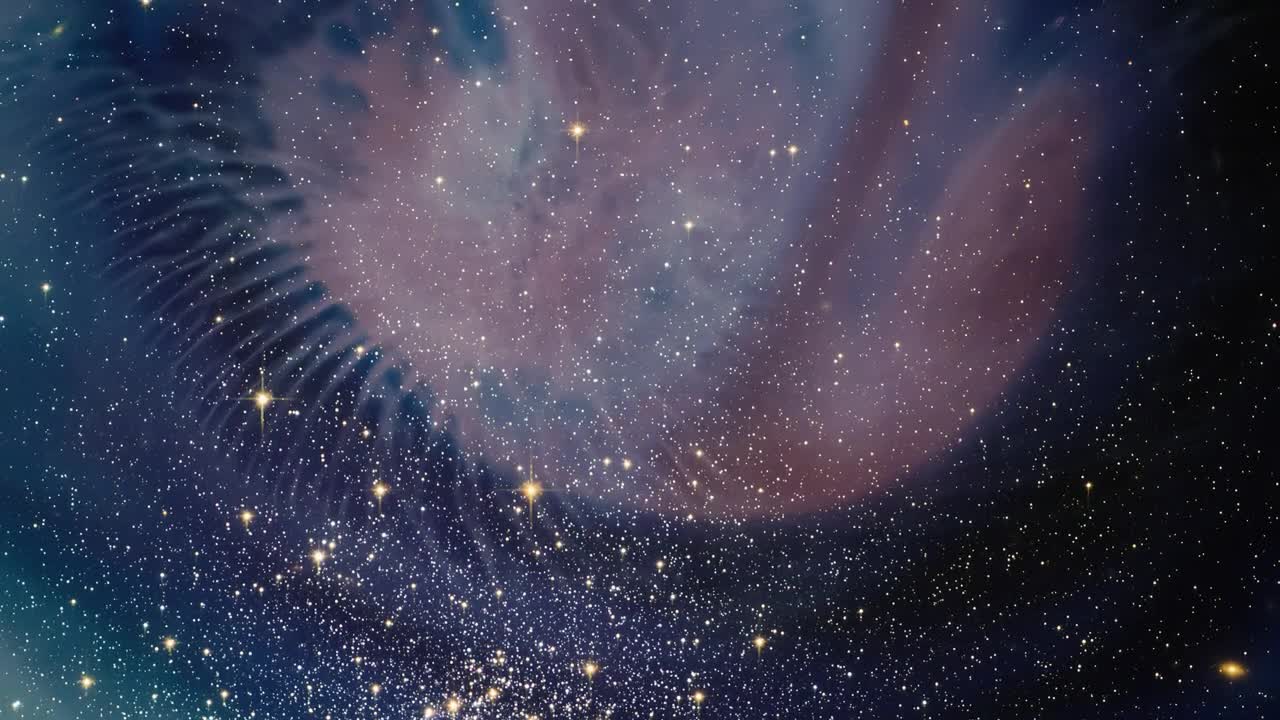 Stock Video Dark Rough Space Of Stars With Abstract Video Superimposed Live Wallpaper For PC