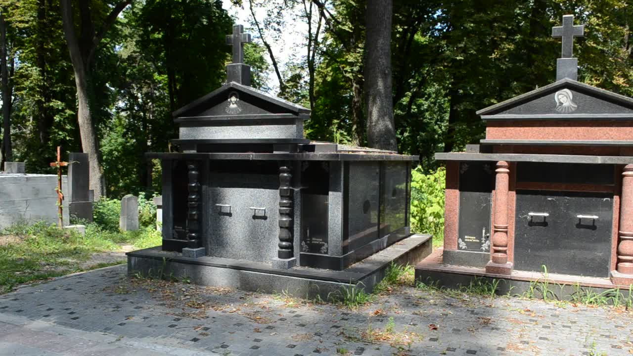 Stock Video Dark Marble Cemetery Live Wallpaper For PC