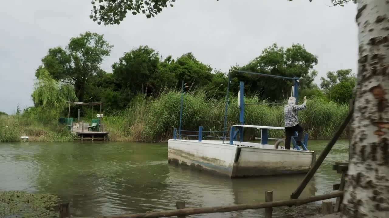 Stock Video Crossing The River Using A Line Raft Live Wallpaper For PC