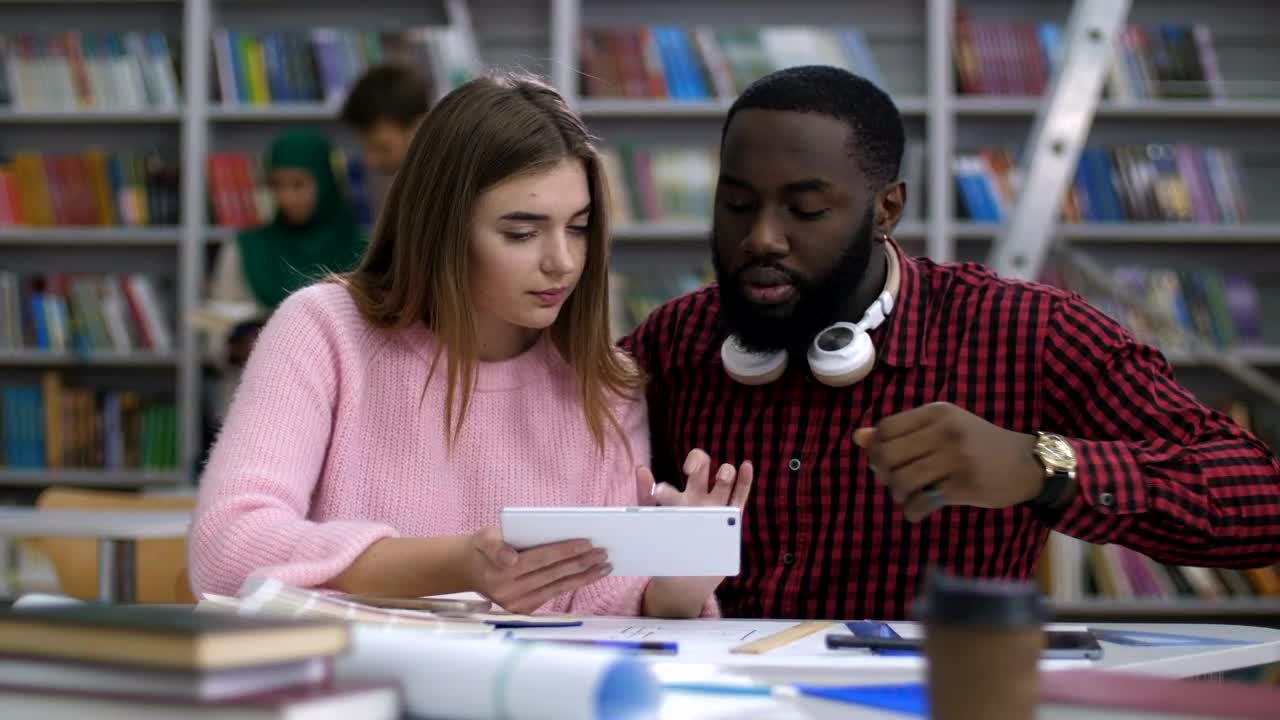 Stock Video Couple Working Together On A Project Live Wallpaper For PC