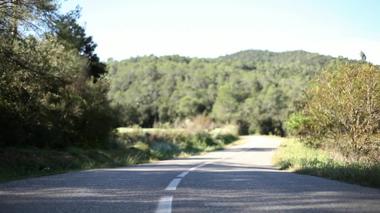 Stock Video Couple Of Cyclists On A Road In The Countryside Live Wallpaper For PC