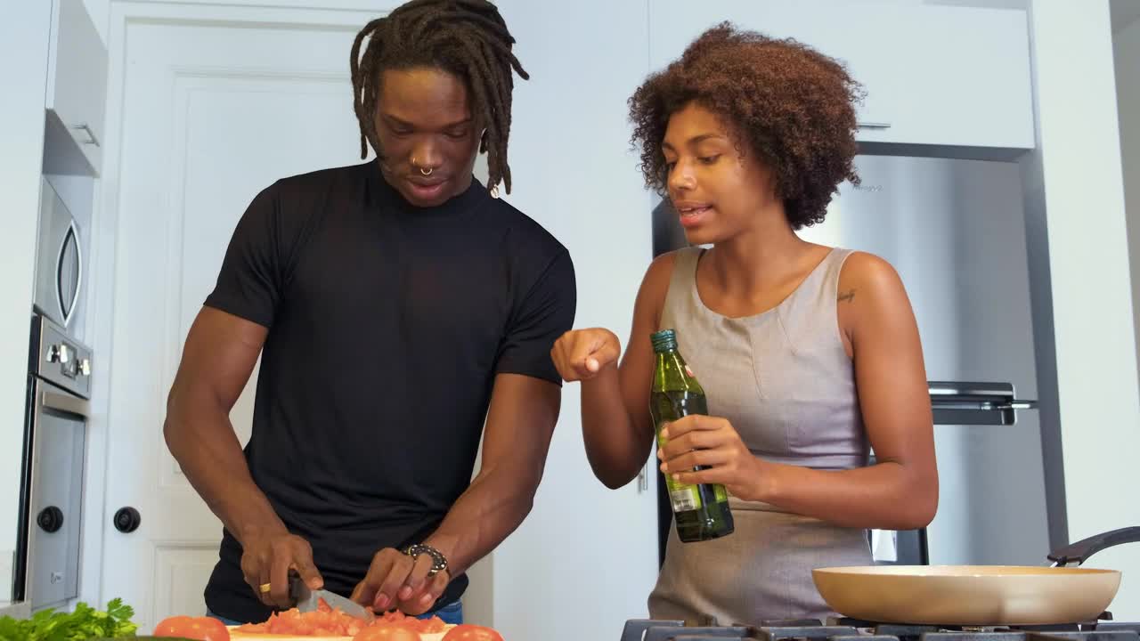 Stock Video Couple Cooking Together Live Wallpaper For PC