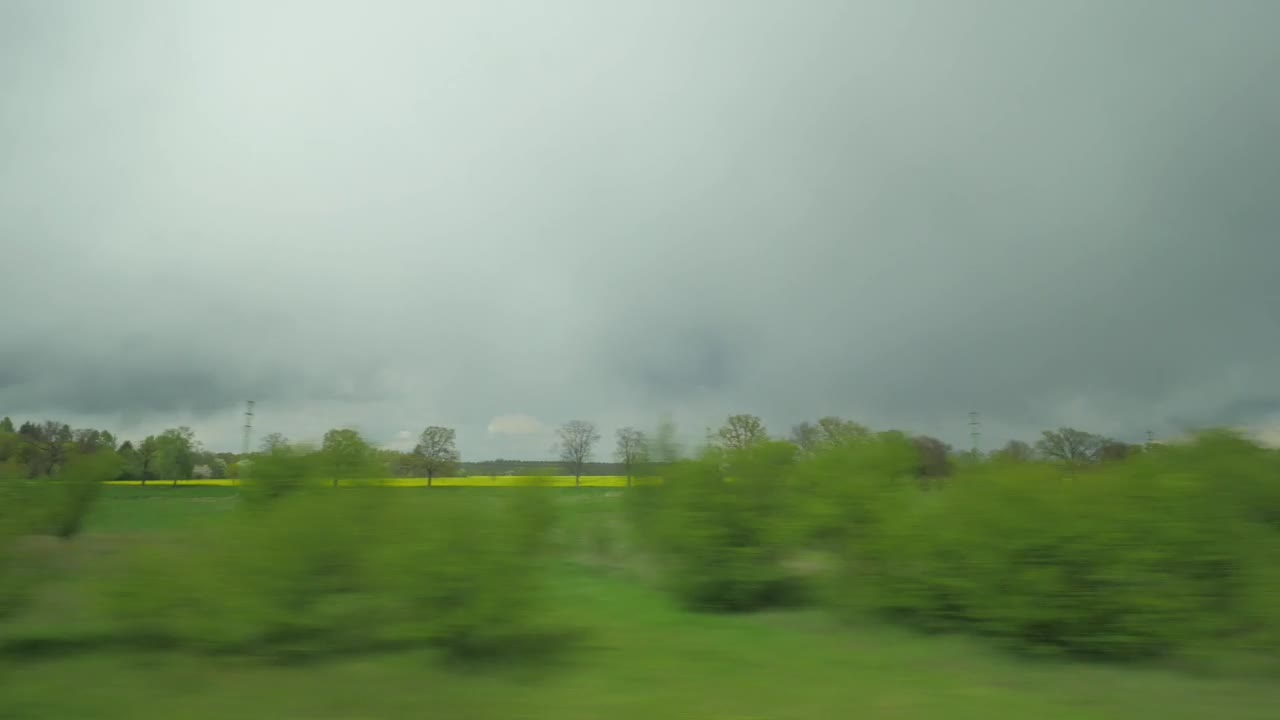 Stock Video Countryside Racing Past The Train Live Wallpaper For PC