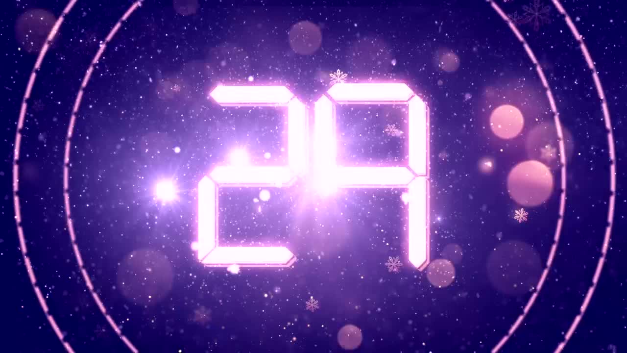 Stock Video Countdown Of December Times Live Wallpaper For PC