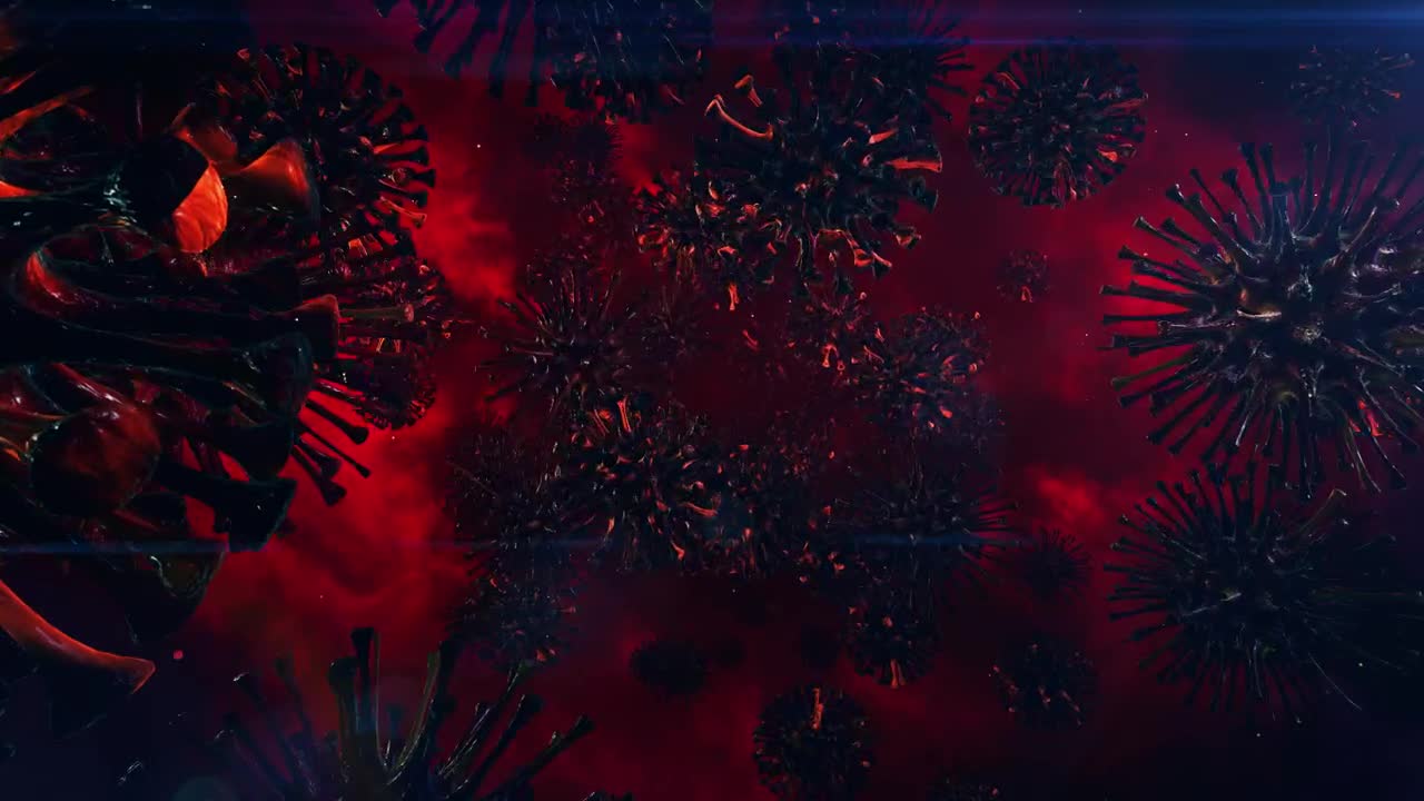 Stock Video Coronavirus In The Air Traveling D Live Wallpaper For PC