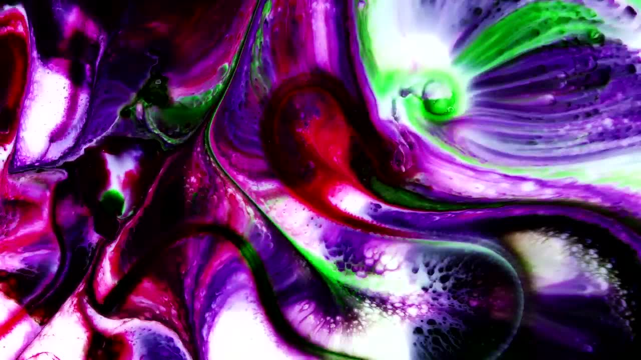 Stock Video Colorful Video Of Ink Expanding Into Liquid Live Wallpaper For PC
