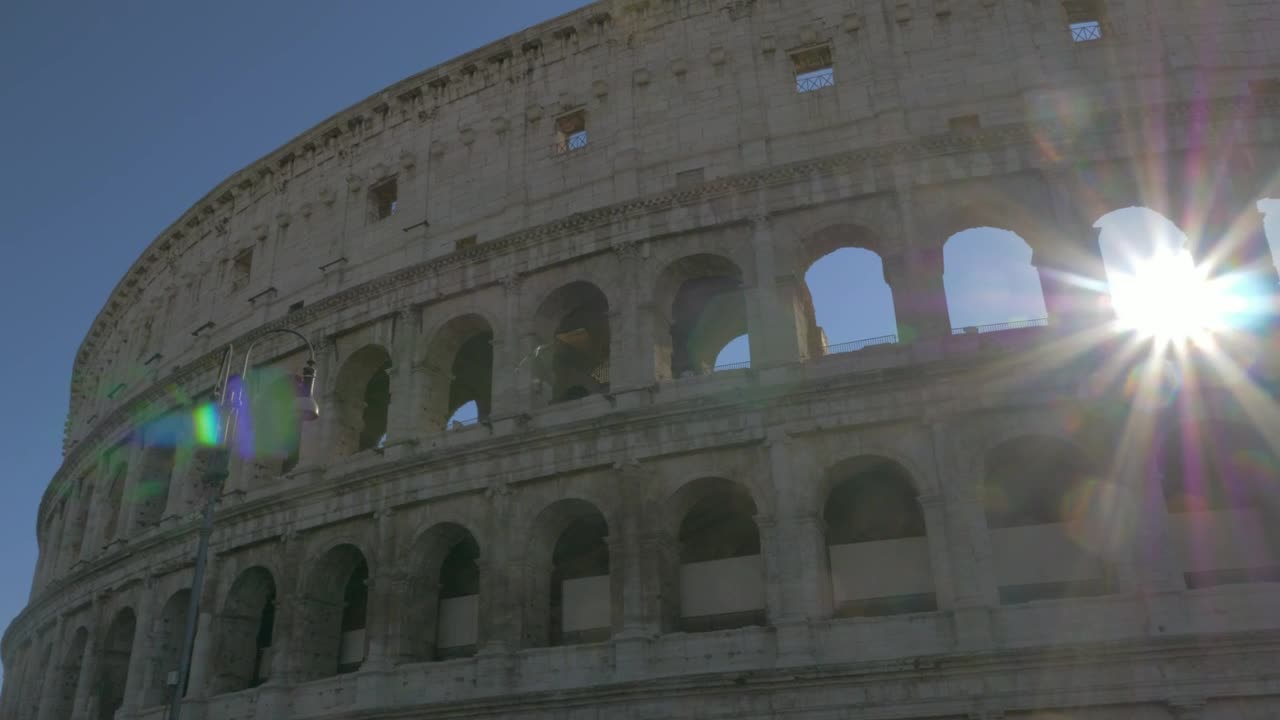 Stock Video Coliseum On A Clear Evening Live Wallpaper For PC